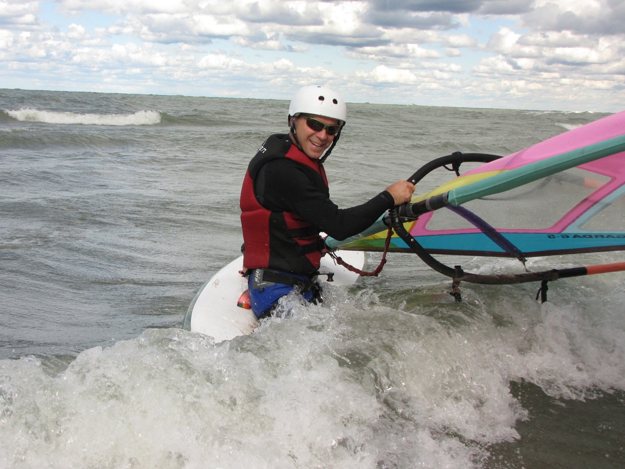 13 Jim is experienced getting through Lake Erie surf