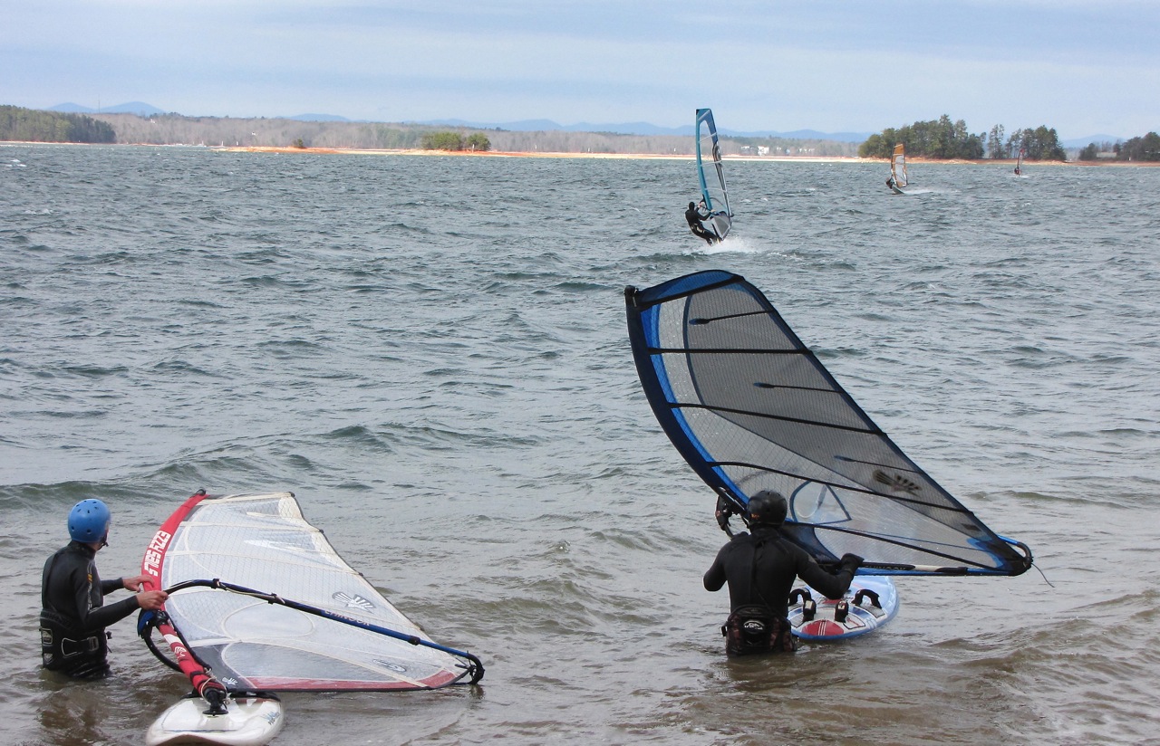 Windsurfers Lake Lanier