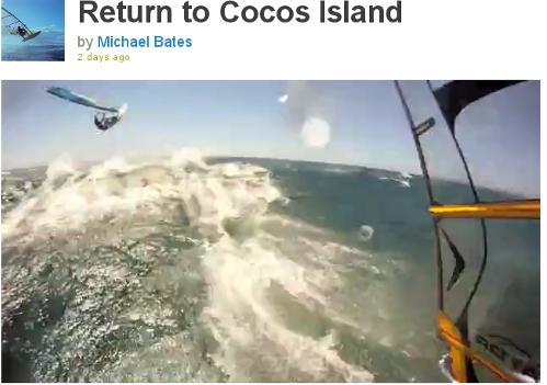Windsurfing on Cocos Island