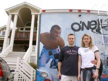 Marcel &amp; Blanka take in O'Neill Surfing Contest in Nags Head