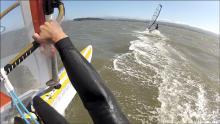 Movie Frame - Windsurfing SF Bay